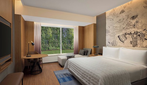Deluxe Room, 1 King Bed, Garden View