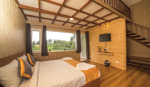 Luxury Double Room, Balcony, Mountain View