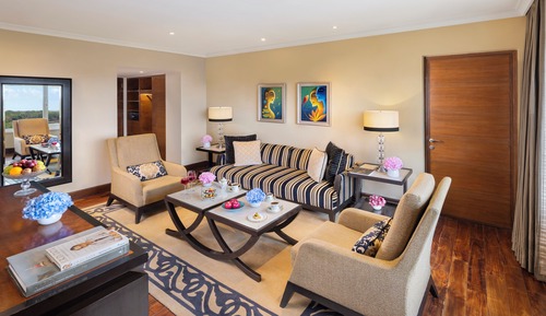 Taj Club Suite King Bed Forest and Pool View
