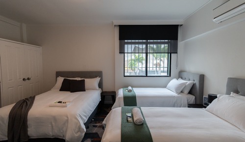 Queen + 2 Single Room
