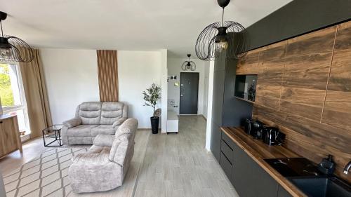 Two-Bedroom Deluxe Apartment with Garden View
