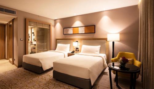Superior Twin Room with City View | 10% Off on Food & Soft Beverages, Laundry, Spa, Airport Transfers and Early Check in & Late Check out (Subject to Availability)