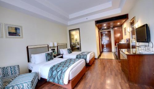 Deluxe Twin Room with 15% Discount on Food and Soft Beverages,Spa(with Prior reservation) and Laundry,Complimentary Happy Hours with 1+1 offer(available from 6:00 PM till 8:00 PM )