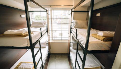 Bunk Bed in Male Dormitory Room 