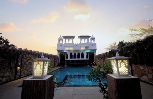 Udaipur Villa | 4BHK Villa in Udaipur with Private Pool, Outdoor Lounge & Hill Views