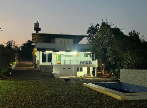 A spacious villa with a pool